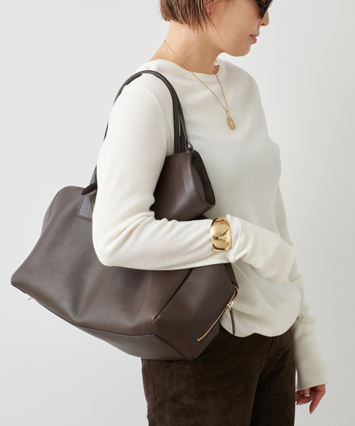 Deuxieme Classe(ドゥーズィエムクラス)の「*WOOLY WAFFLE プルオーバー(Tシャツ/カットソー・レディース・ネイビー/ホワイト/ライトグレー・FREE)」の14枚目の写真