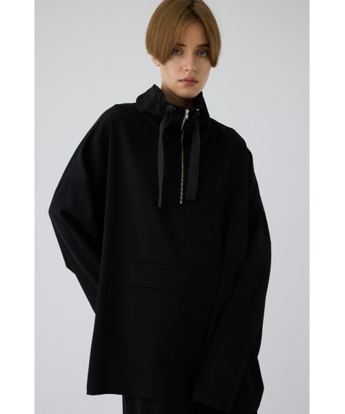 RIM.ARK（リムアーク）の「Classy long anorak（シャツ/ブラウス・レディース・ブラック/ホワイト/グレー・FREE）」の3枚目の写真