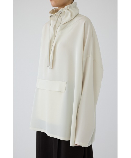 RIM.ARK（リムアーク）の「Classy long anorak（シャツ/ブラウス・レディース・ブラック/ホワイト/グレー・FREE）」の18枚目の写真