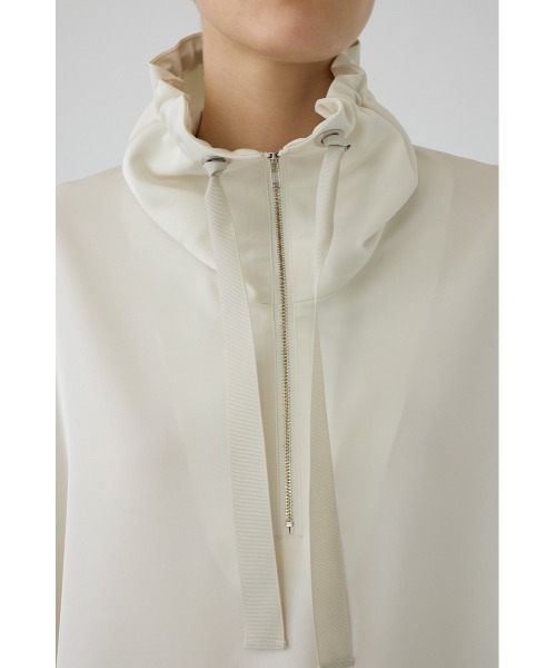 RIM.ARK（リムアーク）の「Classy long anorak（シャツ/ブラウス・レディース・ブラック/ホワイト/グレー・FREE）」の20枚目の写真