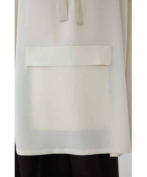 RIM.ARK（リムアーク）の「Classy long anorak（シャツ/ブラウス・レディース・ブラック/ホワイト/グレー・FREE）」の22枚目の写真