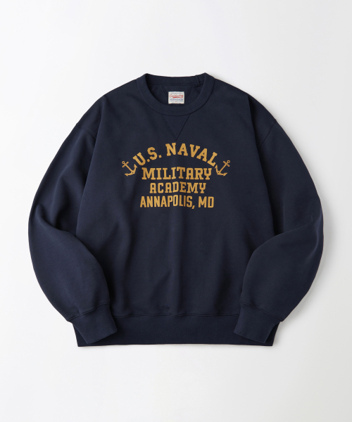 OUTSTANDING(アウトスタンディング)の「MIL SWEAT(U.S. NAVAL)_ネイビー(スウェット・メンズ・その他・MEDIUM/LARGE/X-LARGE)」の1枚目の写真