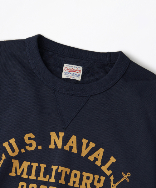OUTSTANDING(アウトスタンディング)の「MIL SWEAT(U.S. NAVAL)_ネイビー(スウェット・メンズ・その他・MEDIUM/LARGE/X-LARGE)」の3枚目の写真