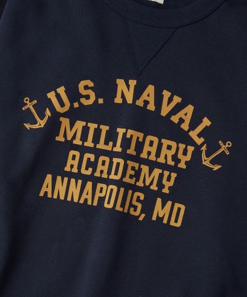 OUTSTANDING(アウトスタンディング)の「MIL SWEAT(U.S. NAVAL)_ネイビー(スウェット・メンズ・その他・MEDIUM/LARGE/X-LARGE)」の4枚目の写真