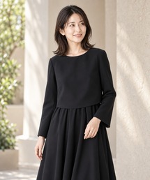 prendre la joie（プレンドレラジョア）の「フレアーワンピース ブラックフォーマル ロング丈（ワンピース）」