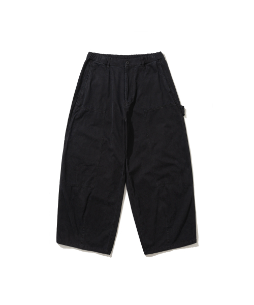 ANGLAN(アングラン)の「Double Knee Work Balloon Pants - Black(その他パンツ・メンズ・その他・1/2)」の1枚目の写真