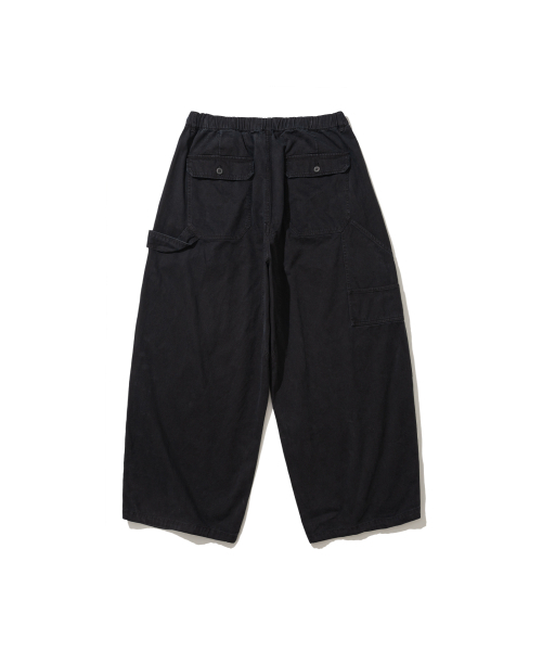 ANGLAN(アングラン)の「Double Knee Work Balloon Pants - Black(その他パンツ・メンズ・その他・1/2)」の2枚目の写真
