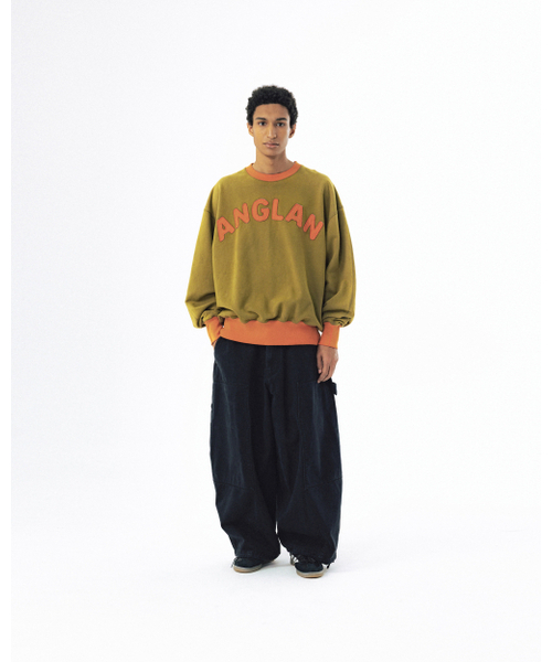 ANGLAN(アングラン)の「Double Knee Work Balloon Pants - Black(その他パンツ・メンズ・その他・1/2)」の3枚目の写真