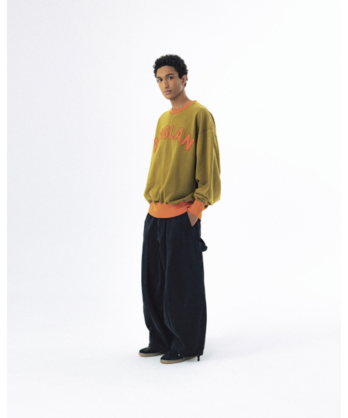ANGLAN(アングラン)の「Double Knee Work Balloon Pants - Black(その他パンツ・メンズ・その他・1/2)」の5枚目の写真