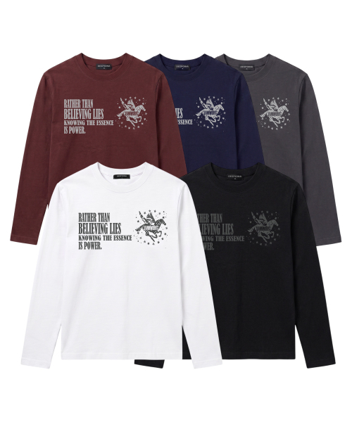 VANNWORKS（バンワークス）の「DARK HORSE クロップ長袖Tシャツ (VLS0229) ホワイト（Tシャツ/カットソー・レディース・その他・MEDIUM/LARGE/X-LARGE/SMALL）」の4枚目の写真