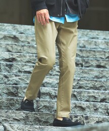 【新定番】ツイル ストレッチ テーパード チノパンツ