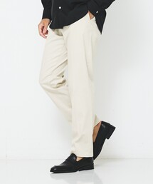 【新定番】ツイル ストレッチ テーパード チノパンツ