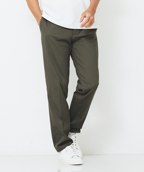 ABAHOUSE GRAY(アバハウスグレイ)の「【新定番】ツイル ストレッチ テーパード チノパンツ(チノパンツ・メンズ・ベージュ/カーキ/ネイビー/ブラック/ホワイト・44/46/48/50)」の4枚目の写真