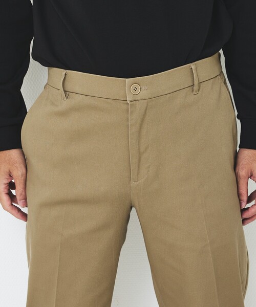 ABAHOUSE GRAY(アバハウスグレイ)の「【新定番】ツイル ストレッチ テーパード チノパンツ(チノパンツ・メンズ・ベージュ/カーキ/ネイビー/ブラック/ホワイト・44/46/48/50)」の10枚目の写真