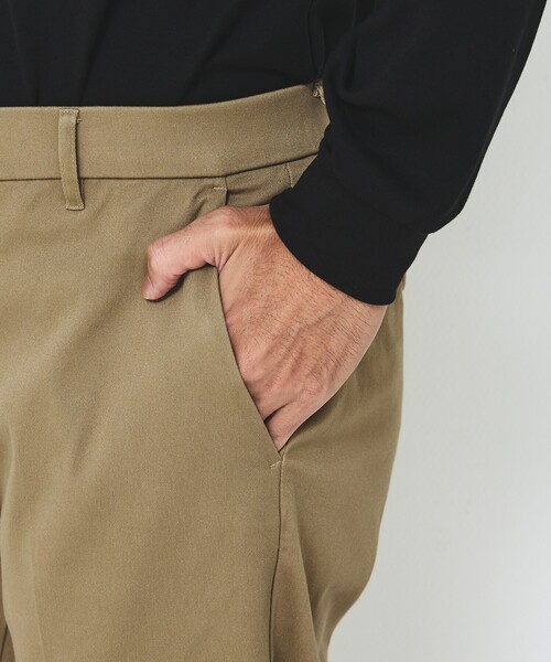 ABAHOUSE GRAY(アバハウスグレイ)の「【新定番】ツイル ストレッチ テーパード チノパンツ(チノパンツ・メンズ・ベージュ/カーキ/ネイビー/ブラック/ホワイト・44/46/48/50)」の9枚目の写真