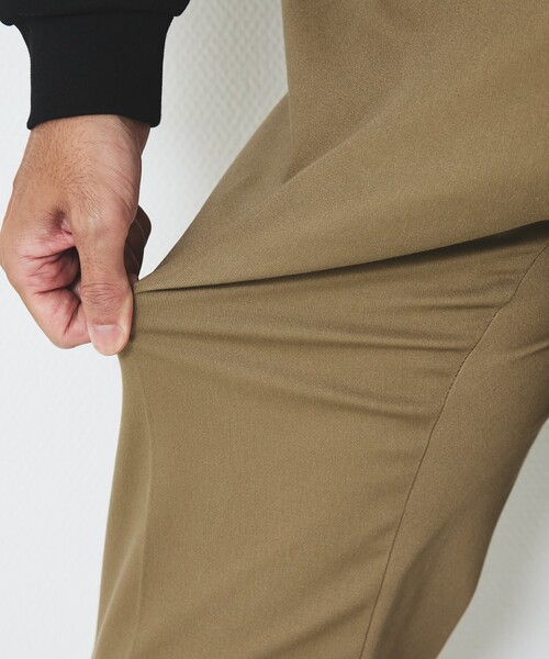 ABAHOUSE GRAY(アバハウスグレイ)の「【新定番】ツイル ストレッチ テーパード チノパンツ(チノパンツ・メンズ・ベージュ/カーキ/ネイビー/ブラック/ホワイト・44/46/48/50)」の6枚目の写真