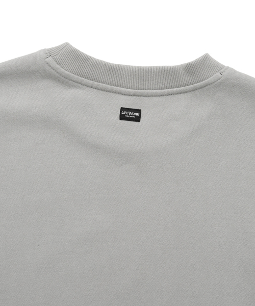 LIFE WORK（ライフワーク）の「ベーシックヴィンテージ ヒップドッグ 長袖Tシャツ（Tシャツ/カットソー・レディース・ライトグレー/チャコールグレー/バーガンディー・LARGE/MEDIUM）」の6枚目の写真