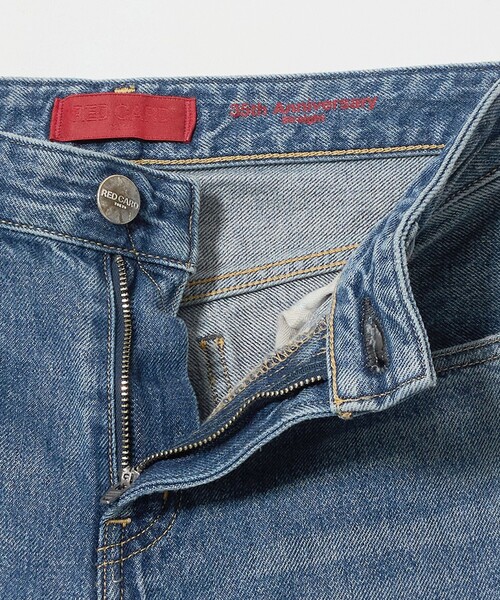 RED CARD TOKYO(レッドカード)の「<RED CARD>35th Anniversary Straight Vintage デニムパンツ(デニムパンツ・レディース・コバルトブルー・23/24/22/25)」の7枚目の写真