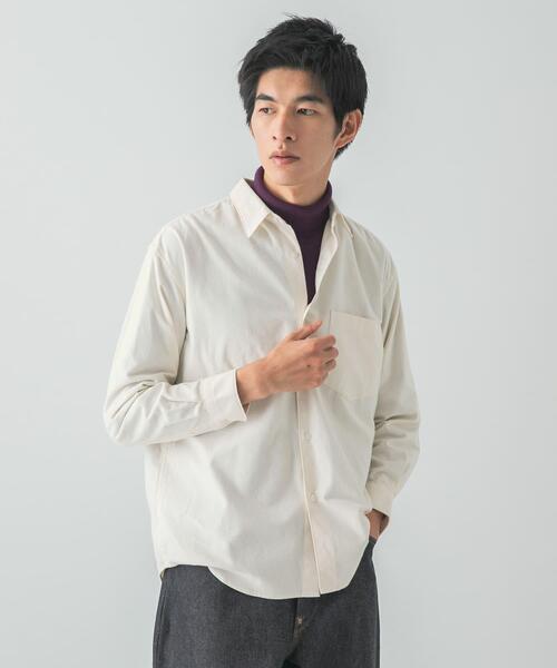 URBAN RESEARCH(アーバンリサーチ)の「『UR TECH』BRUSHED TWILL SHIRTS(シャツ/ブラウス・メンズ・レッド/オフホワイト/その他1/チェック/ネイビー・LARGE/MEDIUM)」の2枚目の写真
