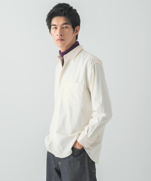 URBAN RESEARCH(アーバンリサーチ)の「『UR TECH』BRUSHED TWILL SHIRTS(シャツ/ブラウス・メンズ・レッド/オフホワイト/その他1/チェック/ネイビー・LARGE/MEDIUM)」の6枚目の写真