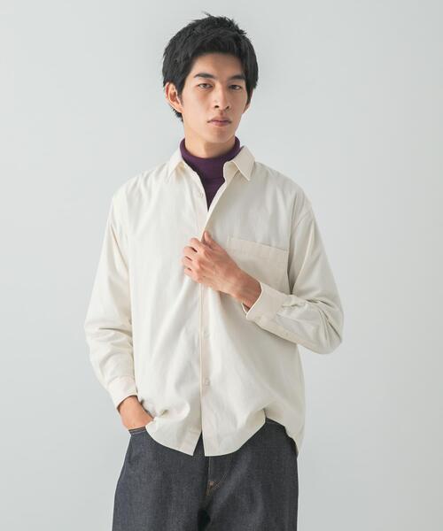 URBAN RESEARCH(アーバンリサーチ)の「『UR TECH』BRUSHED TWILL SHIRTS(シャツ/ブラウス・メンズ・レッド/オフホワイト/その他1/チェック/ネイビー・LARGE/MEDIUM)」の7枚目の写真