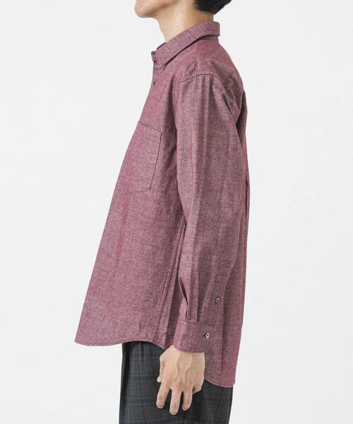 URBAN RESEARCH(アーバンリサーチ)の「『UR TECH』BRUSHED TWILL SHIRTS(シャツ/ブラウス・メンズ・レッド/オフホワイト/その他1/チェック/ネイビー・LARGE/MEDIUM)」の21枚目の写真
