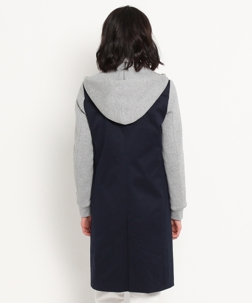 JET（ジェット）の「ペルーコットンチノストレッチコート（トレンチコート・レディース・グレー/ブルー・04/02）」の11枚目の写真