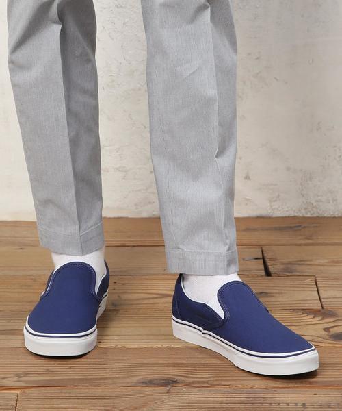 VANS（バンズ）の「[バンズ]  BC VANS CLASSIC スリッポン◆（スリッポン・メンズ・ネイビー・8h/9h/10/9/8）」の2枚目の写真