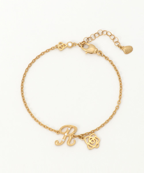 CISOLASSE（シソーラス）の「プールアムールチェーンイニシャルブレスレット（ブレスレット・レディース・E/H/N/A/R/C/T/Y・FREE）」の6枚目の写真