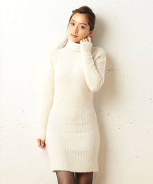 Royal Party ロイヤルパーティー の アルパカニットワンピース ワンピース Wear