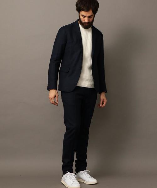 BEAUTY&YOUTH UNITED ARROWS（ビューティーアンドユースユナイテッドアローズ）の「BY サキソニー ノープリーツ パンツ◆（スラックス・メンズ・グレー/ネイビー・MEDIUM/SMALL/LARGE/X-LARGE）」の6枚目の写真