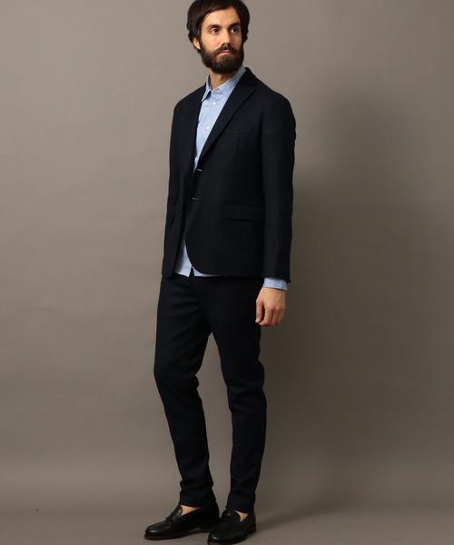 BEAUTY&YOUTH UNITED ARROWS（ビューティーアンドユースユナイテッドアローズ）の「BY サキソニー ノープリーツ パンツ◆（スラックス・メンズ・グレー/ネイビー・MEDIUM/SMALL/LARGE/X-LARGE）」の17枚目の写真