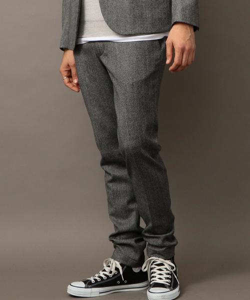 BEAUTY&YOUTH UNITED ARROWS（ビューティーアンドユースユナイテッドアローズ）の「BY サキソニー ノープリーツ パンツ◆（スラックス・メンズ・グレー/ネイビー・MEDIUM/SMALL/LARGE/X-LARGE）」の18枚目の写真