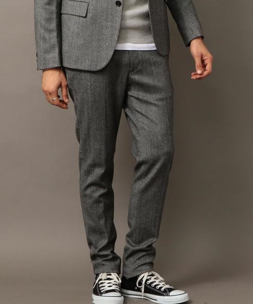 BEAUTY&YOUTH UNITED ARROWS（ビューティーアンドユースユナイテッドアローズ）の「BY サキソニー ノープリーツ パンツ◆（スラックス・メンズ・グレー/ネイビー・MEDIUM/SMALL/LARGE/X-LARGE）」の19枚目の写真