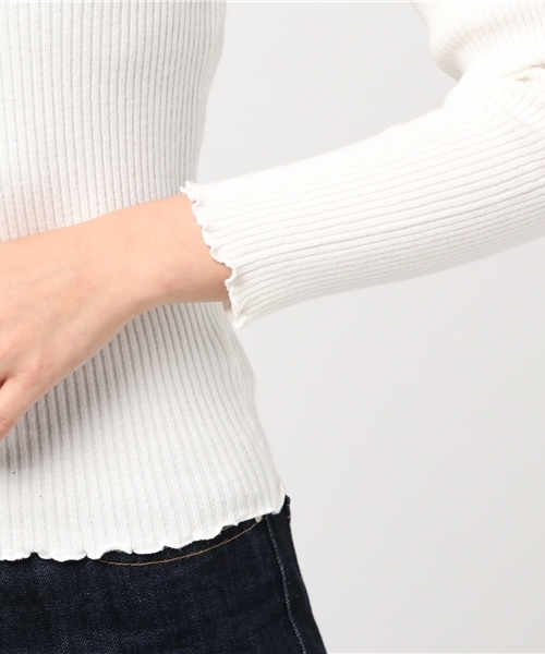 archives（アルシーヴ）の「襟メロープルオーバー（ニット/セーター・レディース・オフホワイト/グレー/ブラック/ピンク系その他・MEDIUM）」の7枚目の写真