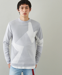 STUDIOUS | ランダムカッティングパターンジャガードニット(ニット/セーター)