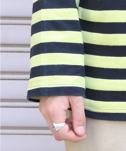 PHATEE（ファッティー）の「【PHATEE】ファティー BO L/S TEE fridge別注（Tシャツ/カットソー・メンズ・レモンイエロー/チャコール/インディゴブルー・SMALL/LARGE/MEDIUM）」の6枚目の写真