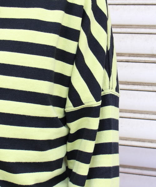 PHATEE（ファッティー）の「【PHATEE】ファティー BO L/S TEE fridge別注（Tシャツ/カットソー・メンズ・レモンイエロー/チャコール/インディゴブルー・SMALL/LARGE/MEDIUM）」の9枚目の写真