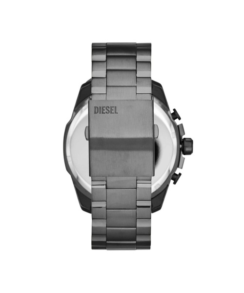 DIESEL(ディーゼル)
シルバー/ブラック
 チェーンピアス 専用ボックス付 ディーゼル 腕時計 メンズ アナログ ステンレス DZ4329