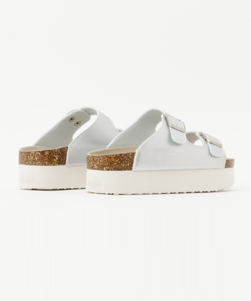 WEGO(ウィゴー)の「WEGO/ダブルベルトサンダル(サンダル・レディース・ブラック/シルバー/ホワイト・LARGE/MEDIUM)」の17枚目の写真