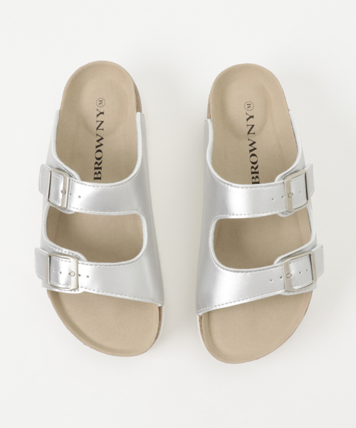 WEGO(ウィゴー)の「WEGO/ダブルベルトサンダル(サンダル・レディース・ブラック/シルバー/ホワイト・LARGE/MEDIUM)」の18枚目の写真