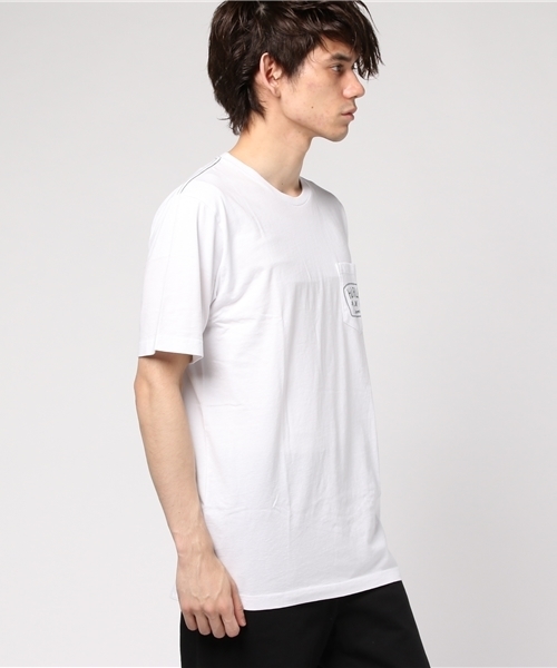 Hurley （ハーレー）の「ROPED IN POCKET PREMIUM / バックプリントTシャツ / ユニセックス（Tシャツ/カットソー・メンズ・ホワイト/ブラック・MEDIUM/SMALL/LARGE/X-LARGE）」の3枚目の写真