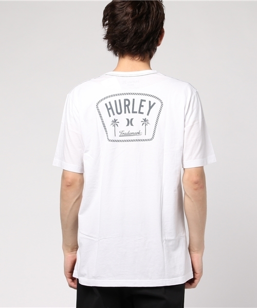 Hurley （ハーレー）の「ROPED IN POCKET PREMIUM / バックプリントTシャツ / ユニセックス（Tシャツ/カットソー・メンズ・ホワイト/ブラック・MEDIUM/SMALL/LARGE/X-LARGE）」の4枚目の写真