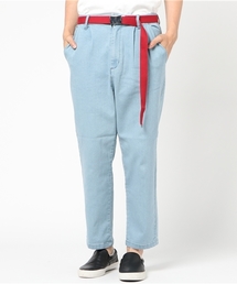 VENCEEXCHANGE | ロングベルト付きデニムワイドパンツ(デニムパンツ)