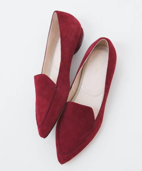 Au BANNISTER（オゥバニスター）の「ファーインソールモカカッターパンプス（パンプス・レディース・グレー/ブラック/ワイン/ブロンズ・39/37/38/35/36）」の3枚目の写真