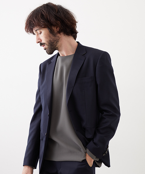 UNITED TOKYO（ユナイテッドトウキョウ）の「T/Wストレッチジャケット（テーラードジャケット・メンズ・グレー/ネイビー・1/2/3）」の2枚目の写真