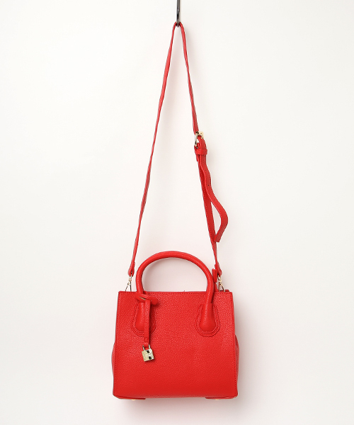 PLAIN CLOTHING（プレーンクロージング）の「南京錠付きショルダーバッグ【PLAIN CLOTHING】（ショルダーバッグ・レディース・ベージュ/ネイビー/モカ/キャメル/グレー/レッド/ブラック・FREE）」の15枚目の写真