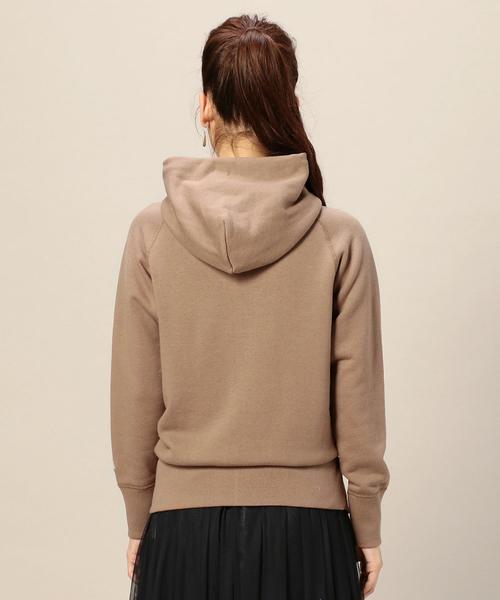 AMERICANA（アメリカーナ）の「＜Americana（アメリカーナ）＞ベーシックフーディ：（パーカー・レディース・オフホワイト/モカ・SMALL）」の3枚目の写真