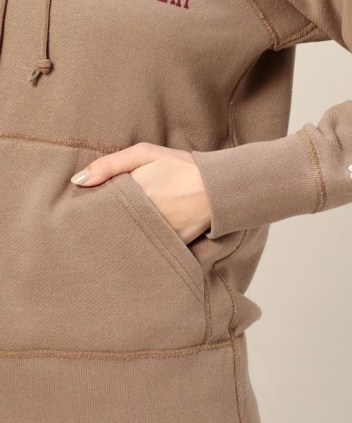 AMERICANA（アメリカーナ）の「＜Americana（アメリカーナ）＞ベーシックフーディ：（パーカー・レディース・オフホワイト/モカ・SMALL）」の11枚目の写真