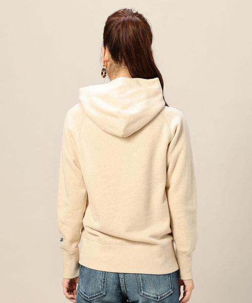 AMERICANA（アメリカーナ）の「＜Americana（アメリカーナ）＞ベーシックフーディ：（パーカー・レディース・オフホワイト/モカ・SMALL）」の12枚目の写真